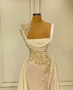 Gold Wedding Dress Champagne, Mermaid Prom Dresses With Sleeves, Long Evening Dresses Elegant, Champagne Orange, Ivory Prom Dresses, Robes D'occasion, Custom Made Prom Dress, Pink Dusty