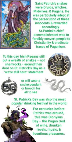 St Patrick’s Day Witchcraft, St Patricks Day Witchcraft, All Snakes Day Pagan, Pagan St Patricks Day Snakes, Irish Witch Aesthetic, Pagan St Patricks Day, Gothic St Patricks Day, Irish Paganism, Irish Witchcraft