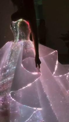 Wedding Dress Fancy, Night Rainbow, Rainbow Wedding Dress, Light Up Dresses, Dress Fancy, Pretty Quinceanera Dresses, Sparkle Wedding Dress, Stunning Prom Dresses, Rainbow Wedding