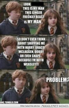 harry potter and ron weasley