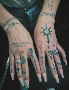 Ethel Cain Selfie, Ethel Cain Inspired Tattoos, Jakob Core, Ethel Cain Tattoo Ideas, Preachers Daughter, Mother Cain, Hand Tattoo Ideas, Southern Alternative, Hand Stand