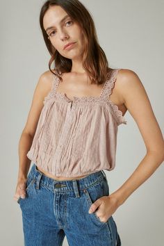 PLEATED BUBBLE TANK, BURNISHED LILAC Concert Outfits, Lilac Outfit Aesthetic, Cute Summer Outfit Ideas, Cute Summer Outfit, Girls Attire, Summer Outfit Ideas, Next Clothes, Lovely Clothes, Indie Outfits