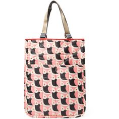 Orla Kiely Little Owl Reversible Tote ($79) ❤ liked on Polyvore featuring women's fashion, bags, handbags, tote bags, red, handbags totes, red tote purse, orla kiely purse, owl handbag and red handbags Owl Handbag, Owl Purse, Handbags Red, Red Handbags, Reversible Tote Bag, Red Tote Bag, Bags Red, Red Purse