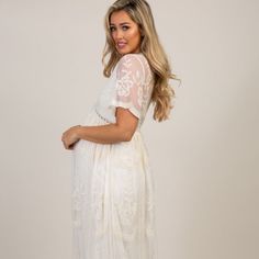 This Pinkblush Lace Mesh Maxi Dress Is Brand New With Tags, Never Worn And In Perfect Condition. No Rips, No Tears, No Damages. Length: 57” Sleeve Length” Newborn Style, Newborn Fashion, Maternity Maxi Dress, Mesh Maxi Dress, Maternity Maxi, Pregnancy Maxi Dress, Mesh Overlay, Style Guide, Women Lace