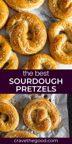 the best sourdough pretzels ever made and they're ready to eat