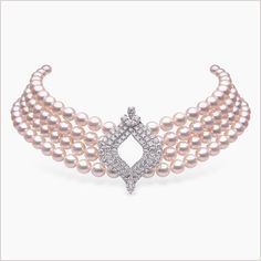 Yoko London 18ct White Gold necklace with Akoya pearls and diamonds from the Royal Wedding Collection. Free global shipping. Mikimoto Pearls, Diamond Necklace Set, White Gold Bracelet, Jewelry Design Earrings