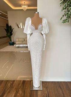 Bridal wonder Straight Wedding Dress, White Long Sleeve Wedding Dress, Fairytale Romance, Gown Mermaid, White Bridal Gown, Bridal Gowns Mermaid, Unique Dress, Evening Dresses Cocktail