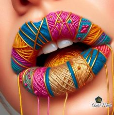 Nails, Lips, Crochet, Lush, Face Makeup