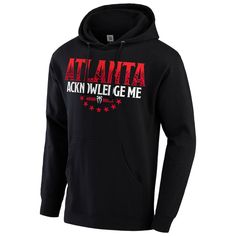 With this Acknowledge Me Atlanta Pullover Hoodie, you won't need Paul Heyman to tout your Roman Reigns fandom. The Superstar apparel will bring you one step closer to feeling like you are part of The Bloodline. Whether you are hustling around town or settling in to watch a thrilling night of WWE, make it known that you want to see Roman Reigns deliver a Spear or Superman Punch to whoever refuses to bow down. @WWE Wwe
