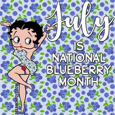 Cartoon character Betty Boop wearing mini dress with blueberries and matching shoes and accessories Blueberries, Betty Boo, Matching Shoes, Betty Boop Pictures, Facebook Timeline Covers, Timeline Covers, New Images