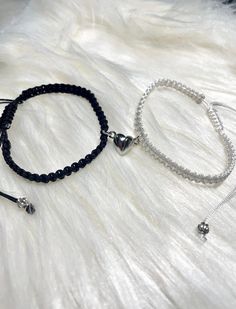 Beautifully simple Love sign set of 2 bracelets. The most unique jewelry you can find, perfect gift for you and your loved one. We also can add a gift message with your purchase! Just drop us a message or add a note when you check out. Love Bracelets Couples, Matching Bf Gf Bracelets, Matching Couples Bracelets, Matching Bracelets For Couples, Relationship Jewelry, Bracelets Matching, Bracelets For Couples, Aesthetic Era, Matching Couple Bracelets