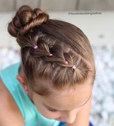 Gymnastics Hair, Cheer Hair, Hairstyles Kindergarten, Kindergarten Hairstyles, Girls Hairdos, Kadeřnické Trendy, Girl Hair Dos, Girls Hairstyles Easy