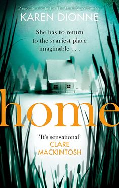 a book cover with the title home