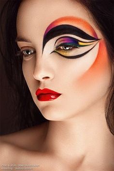 # CREATIVE EYE MAKE-UP ART; MUA STASY Crazy Make Up, Circus Makeup, Stage Makeup, Crazy Makeup