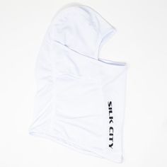 a white hoodie with the word sick city printed on it's front and back