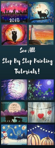 the steps to painting with acrylic paint on canvass are easy and fun