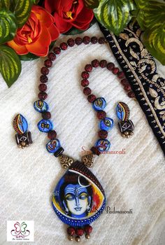 Mdf Jewellery, Teracotta Ideas, Canvas Jewellery, Terracotta Jewellery Making, Trendy Jewelry Handmade