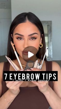 Christen Dominique on Instagram: "😮‍💨Brow tips I really wish I would have know when I first started makeup🫣🙄

Brow Frame Pencil @dominiquecosmetics 
Shade: Cool deep brown
Brow Blowout Gel @dominiquecosmetics 
Brow powder @sigmabeauty 
Shade: Medium

#browtips #eyebrowtutorial #browmakeup #eyebrowtutorial #makeup #makeuptips" Brow Tips, Eyebrow Tips, Christen Dominique, Dominique Cosmetics, Eyebrow Hacks, Brow Tutorial, Dip Brow, Brow Powder, Best Eyebrow Products