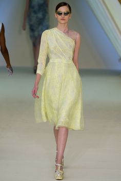 Erdem, S/S 13, Brown Clothes, Yellow Gold Dress, London Spring, Elegant Sophisticated, Dressy Dresses, Spring Fashion Trends, Fashion Board, Spring Trends