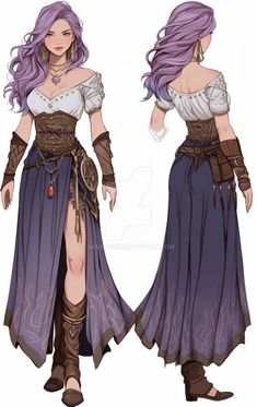 Medieval Outfit, Female Character Concept, Fantasias Halloween, Fashion Illustration Dresses, Fantasy Costumes