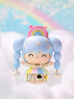 Momiji Doll With Blue Hair Everything Passes, Girls Keychain, Pop Mart, Kawaii Toys, Head And Heart, Unique Kids