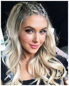 Festival Buns Hairstyles, Ginger Oil For Hair, New Braided Hairstyles, Half Up Half Down Hair Prom, Vlasové Trendy, Cool Braid Hairstyles, Fesyen Rambut