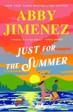 a book cover for just for the summer