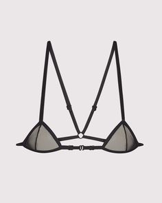 our barely there micro bra (aka the veil) is as versatile as a layering piece gets. this stunning mesh plaything is purposely designed to be minimalist and featherlight — think bra-meets-pasty hybrid — with just enough nipple coverage to keep you from being banned on social media. wear alone or layer under bodysuits, cupless styles, sheer catsuits, silk kimonos for a peek-a-boo effect or your go-to bra, tank or bandeau to create a sexy, strappy new look. pair with our veil micro g-string to crea See Thru Bra, Be Minimalist, Micro Bra, Bra Design, Tomboy Chic, Insta Outfits, Bra Tank, Waist Cincher, The Veil