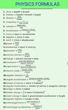 Basic Mathematics For Physics, All Chemistry Formulas, Physics Basic Formula, Basic Maths Formula Chart, Basic Science Notes, Basic Physics Notes, Maths Basic Formulas, Things You Didnt Know, Physics All Formulas