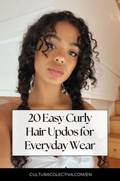 Looking for stunning curly hair updos ideas? Check out these 20 fabulous styles that will make you fall in love with your curls all over again! Curly Hair, Hair, Hair Updos Ideas, Curly Hair Updos, Easy Curly Hair, Hair Updos, Fall In Love, Everyday Wear, In Love