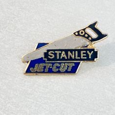 Vintage Stanley Lapel Pin it measures about an inch long.  Pin includes a clutch on the back BUY 3 PINS, GET 1 RANDOM PIN OF MY CHOOSING FOR FREE :) Home Improvement, Stanley Tools, Pin Enamel, Hand Saw, Lapel Pin, Lapel Pins, Buttons Pinback, Tools, Etsy Uk
