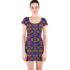 Ethnic+Modern+Geometric+Patterned+Short+Sleeve+Bodycon+Dresses Seamless Geometric Pattern, Art Colorful, Indian Style, Patterned Shorts