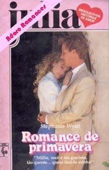 a magazine cover with a man hugging a woman's head and the words romance de prima written on it