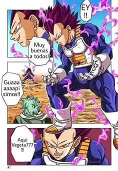 an image of a comic page with the dragon and gohan characters talking to each other