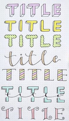 some type of lettering that looks like it is made out of crayon paper
