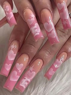 Multicolor  Collar   Geometric Color Nails Embellished   Beauty Tools Fake Nails French, Coffin Press On Nails, Manicure Tips, Acrylic Nail Tips, Glitter Pink, Cat Kuku