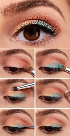 Brown Eye Makeup, Brown Eye Makeup Tutorial, Brown Eyes Makeup, Summer Brown, Eyeshadow For Brown Eyes, Makeup Tutorial Eyeshadow, Makeup Tutorial For Beginners, Gorgeous Eyes