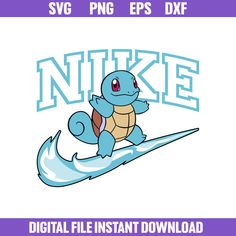 an image of a cute turtle on a surfboard with the words,'ninkies '