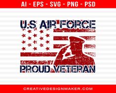 Us Air Force Proud Veteran Print Ready Editable T-Shirt SVG Design Travis Scott Nike Air Force, Combat Controller