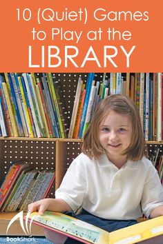 10 (Quiet) Games to Play at the Library School Library Activities, School Library Lessons, Elementary Librarian, Library Games, Quiet Games