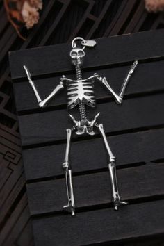 Realistic Skeleton, Skeleton Design, Solid 925 Sterling Silver