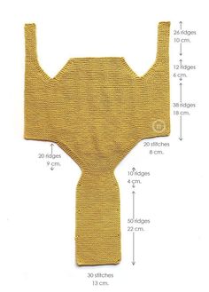 an image of a piece of cloth with measurements