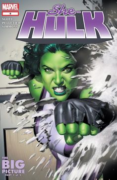 the cover to she hulk comic book