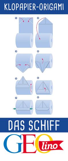 the instructions for how to make an origami paper airplane with pictures on it