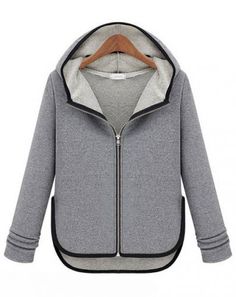 Áo Blu, Cotton Coat, Turndown Collar, Beauty And Fashion, Cool Hoodies, Hooded Coat, Mode Inspiration, Sport Fashion, Ideias Fashion