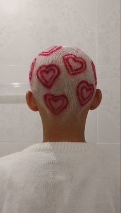 Buzzcut Hair Dye Art Men, Buzzcut Hair Dye Art, Tattoo Hairline, Shaved Head Dye Designs, Buzz Cut Dyed