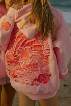 Products – Pink Palm Puff Everything Comes In Waves, Puff Hoodie, Bill Cunningham, Trendy Hoodies, Preppy Summer, Cute Preppy Outfits, Cute Sweatshirts, Cute Everyday Outfits, Oversized Hoodie