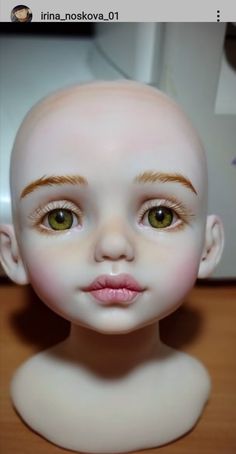 Doll Face Paint, Sculpting Tutorials, Disney Animator Doll, Sculpture Art Clay, Clay Crafts Air Dry, Paper Mache Sculpture, Spirit Dolls, Fondant Figures, Polymer Clay Dolls