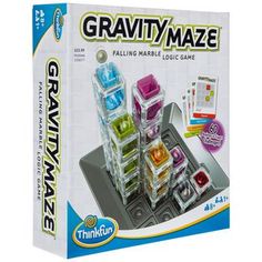 the thinkfug gravity maze game is in its box