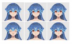 Vtuber Expression Sheet, Vtuber Expression, Vtuber Sheet, Vtuber Model Sheet, Vtuber Avatar, Commission Sheet